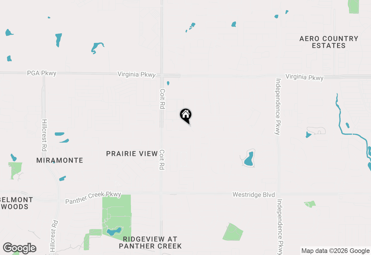 Map of 10709 Craven Street, Mckinney, TX 75072