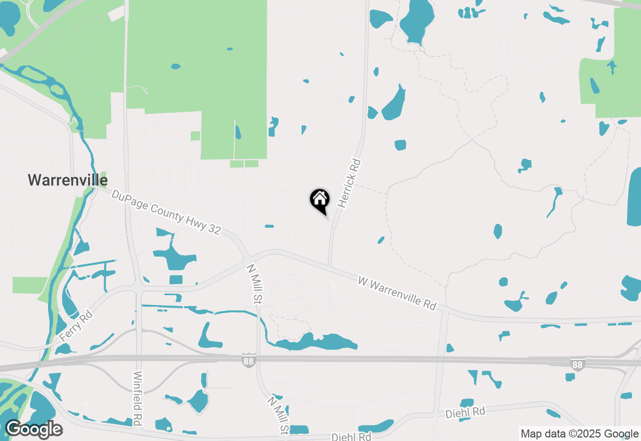 Map of 27W179 Breme Drive, Warrenville, IL 60555