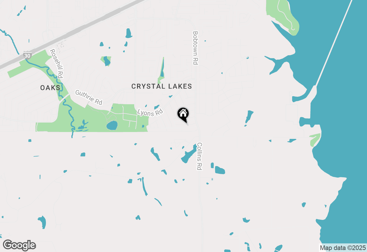 Map of 7021 Christina Lane, Garland, TX 75043