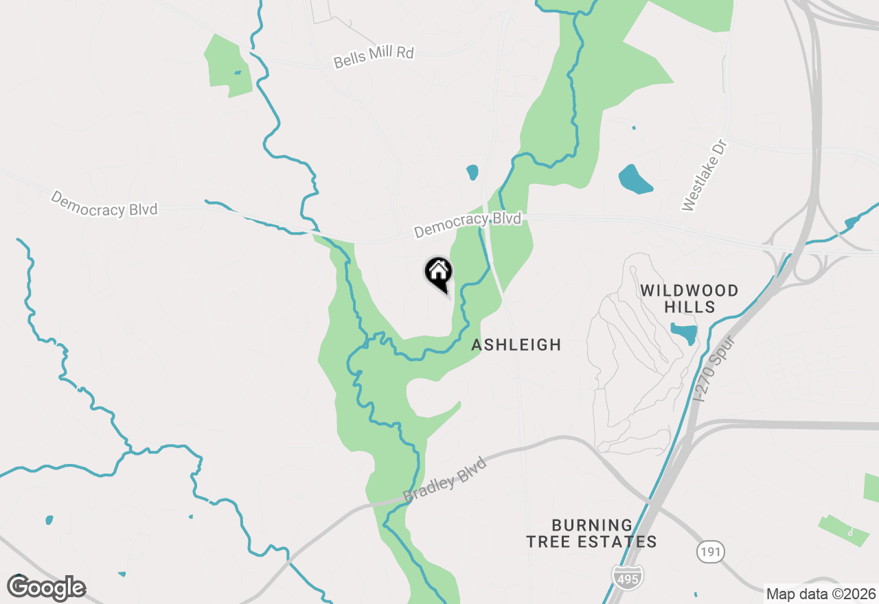 Map of 8112 Buckspark Lane E, Potomac, MD 20854