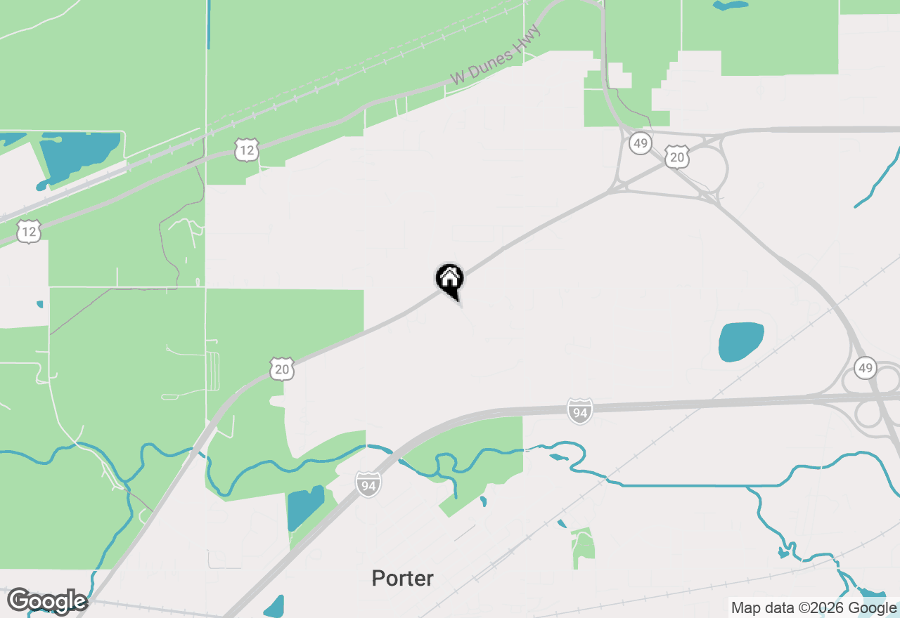 Map of 860 Quail Ridge Circle, Porter, IN 46304