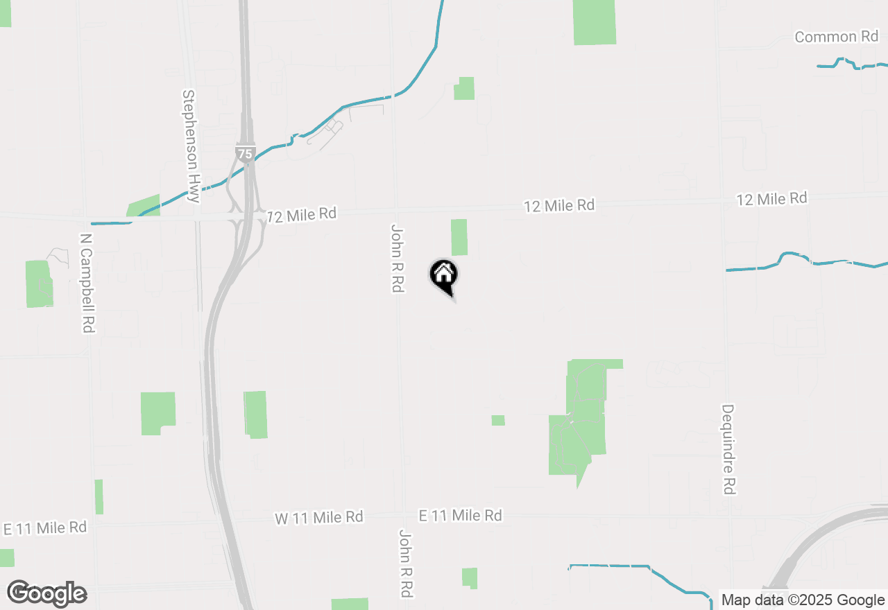 Map of 322 E Parker Avenue, Madison Heights, MI 48071