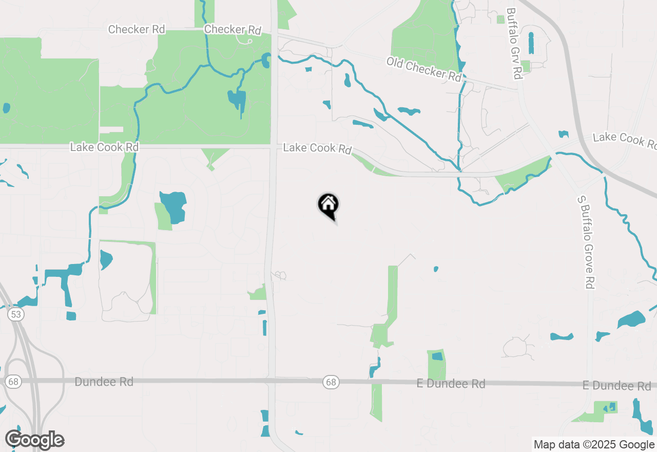 Map of 299 Terrace Place, Buffalo Grove, IL 60089
