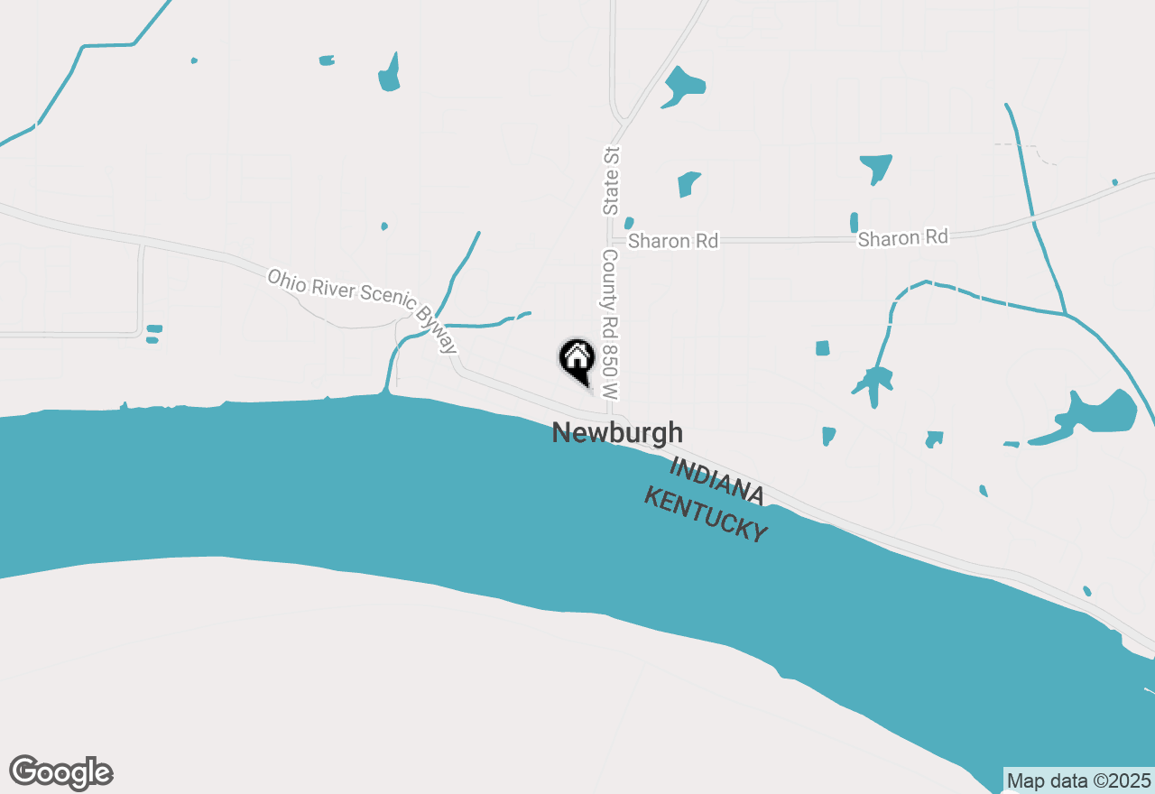 Map of 110 Monroe Street, Newburgh, IN 47630