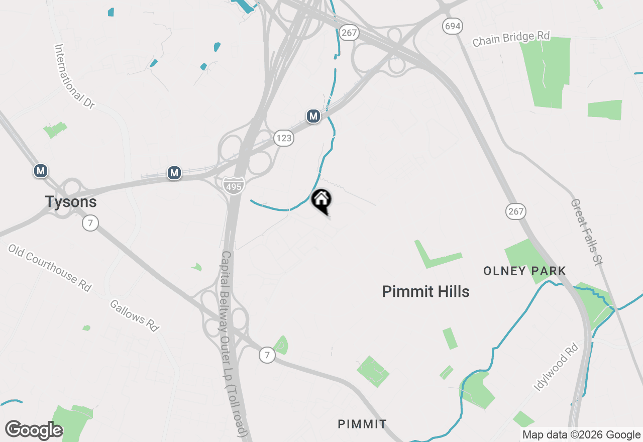 Map of 7661 Provincial Drive #203, Mclean, VA 22102
