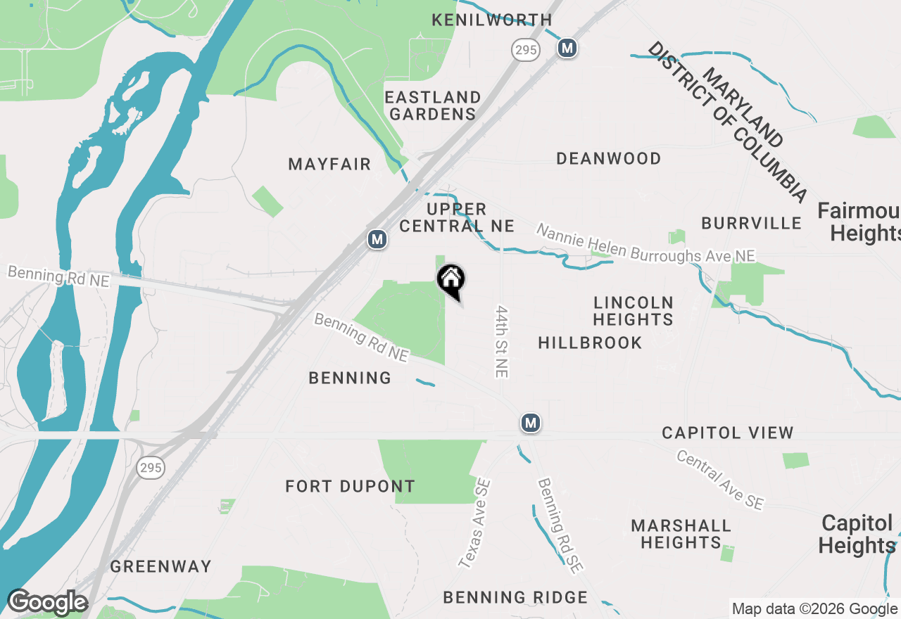 Map of 4203 Eads Street Ne, Washington, DC 20019
