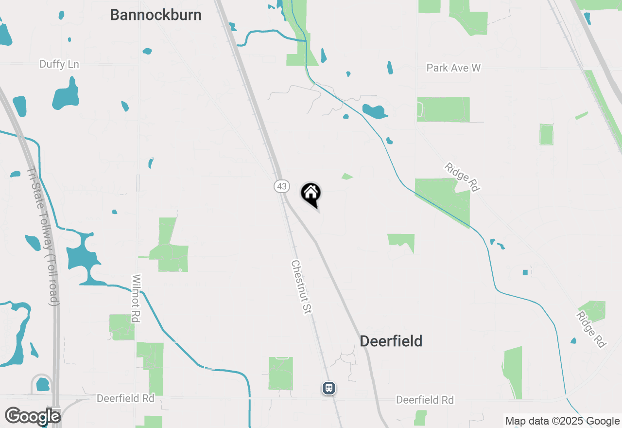 Map of 975 Hunter Court, Deerfield, IL 60015