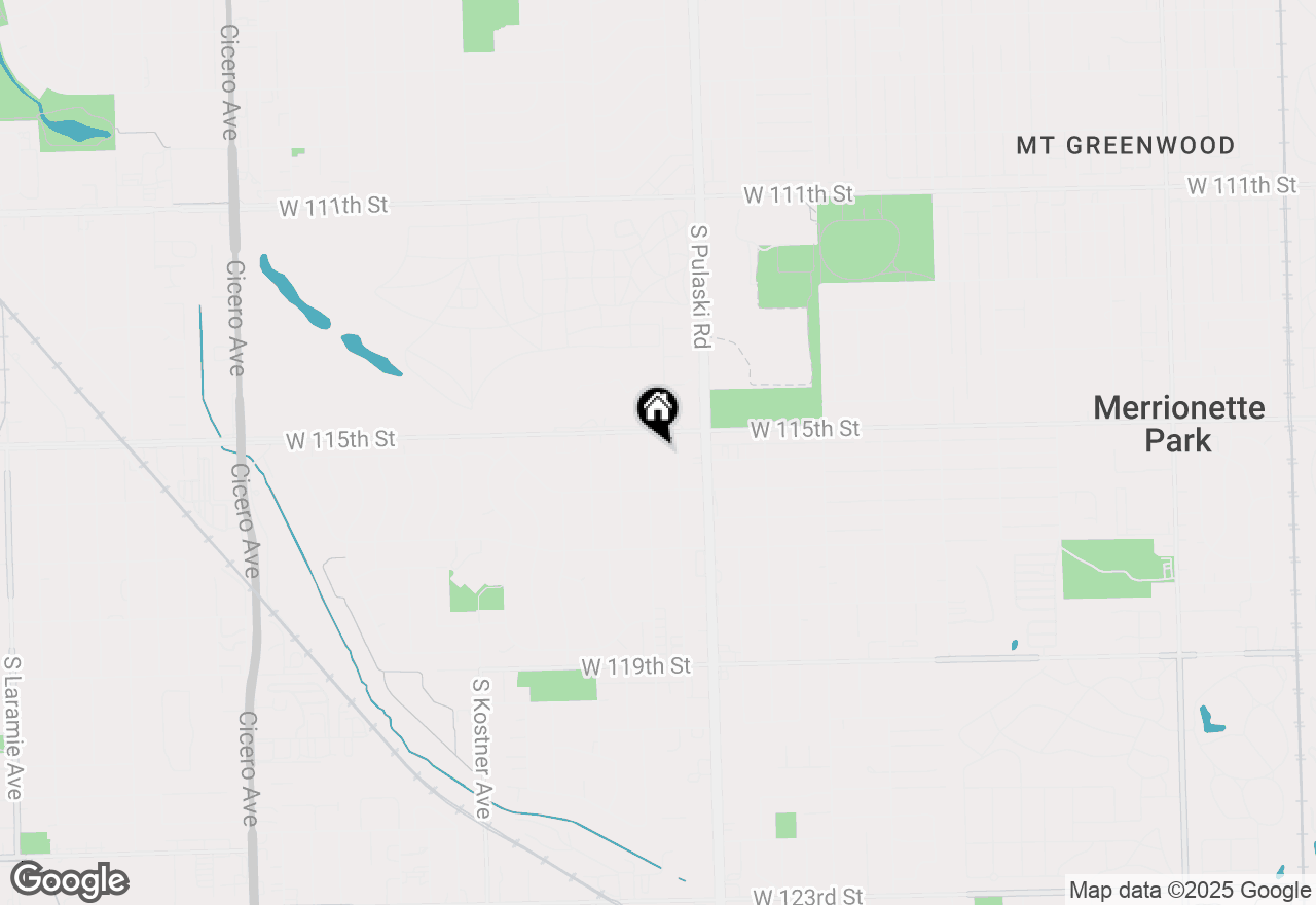 Map of 11517 S Karlov Avenue, Alsip, IL 60803