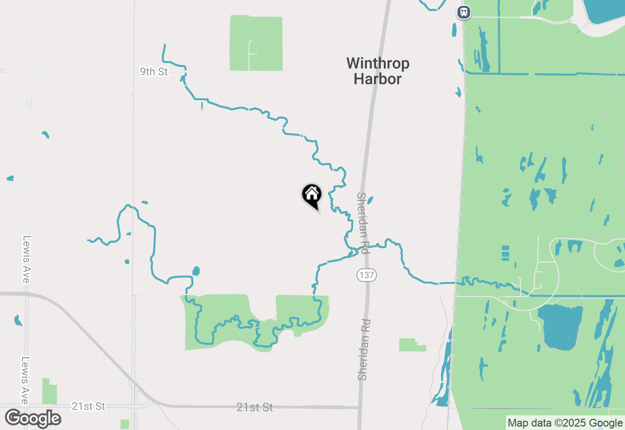 Map of 2215 14th Street, Winthrop Harbor, IL 60096