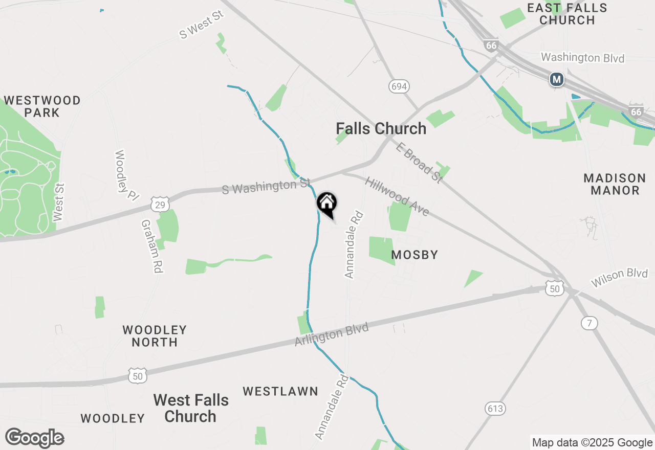 Map of 2838 Raymond Court, Falls Church, VA 22042