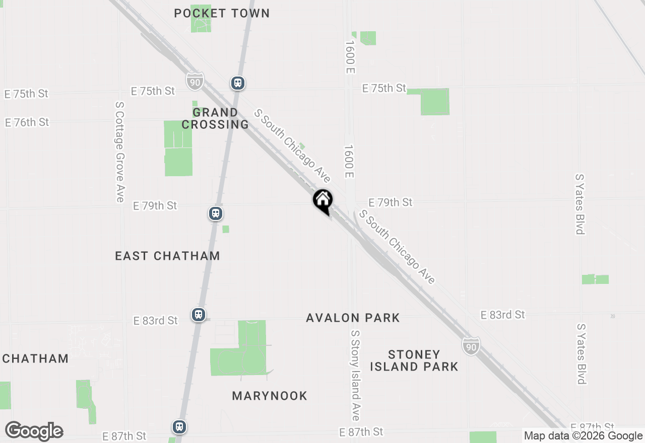 Map of 7935 S Blackstone Avenue, Chicago, IL 60619