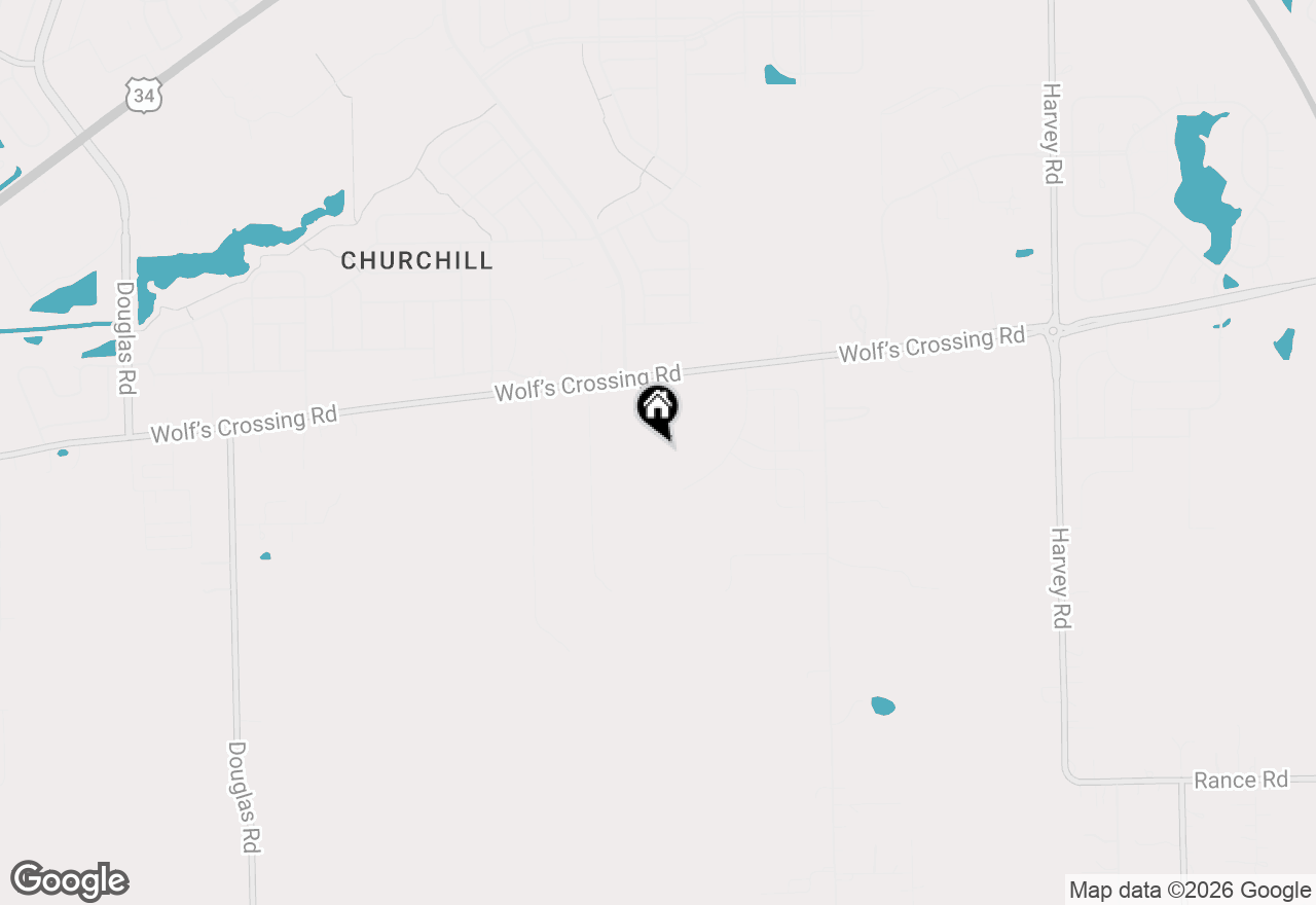 Map of 2306 Hirsch Road, Oswego, IL 60543