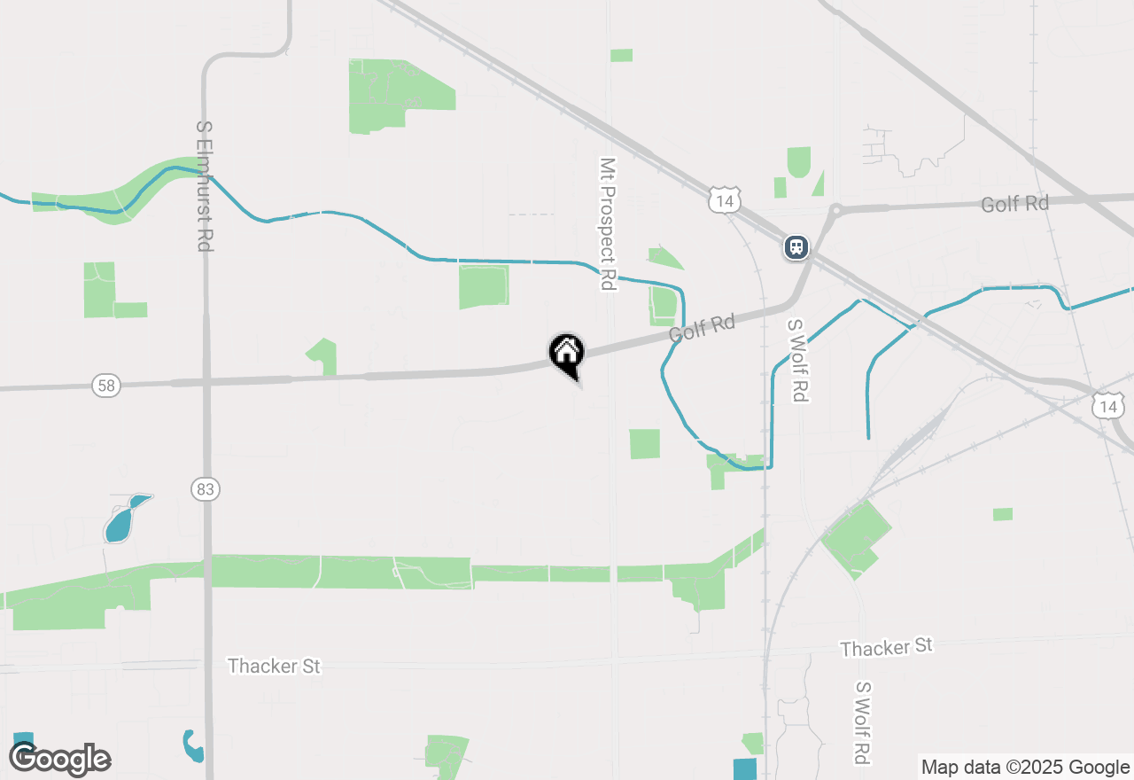 Map of 294 Lynn Court, Des Plaines, IL 60016