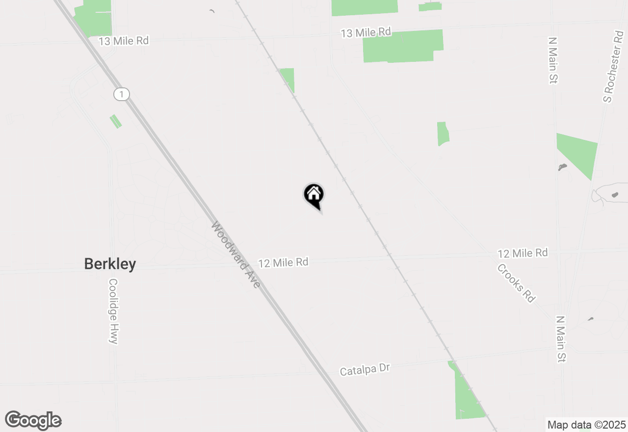 Map of 1825 Northwood Blvd. Boulevard, Royal Oak, MI 48073