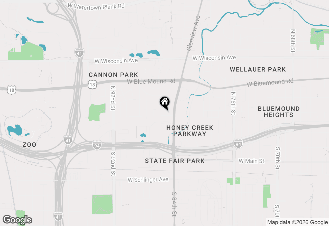Map of 111 N 85th St, Wauwatosa, WI 53226