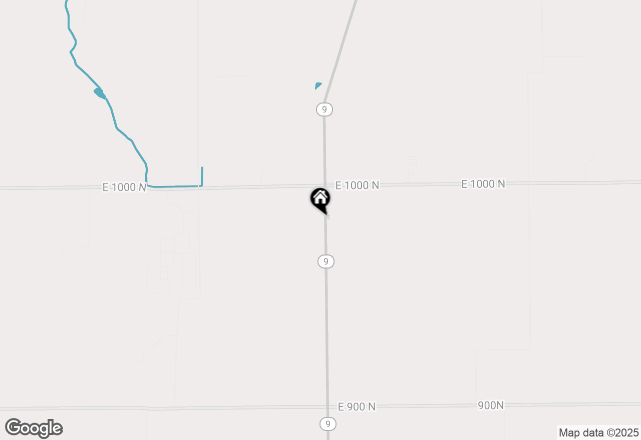 Map of 9842 N State Road 9, Pendleton, IN 46064