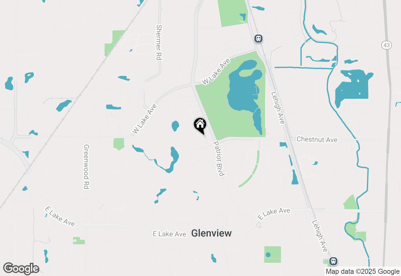 Map of 1855 Admiral Court, Glenview, IL 60026