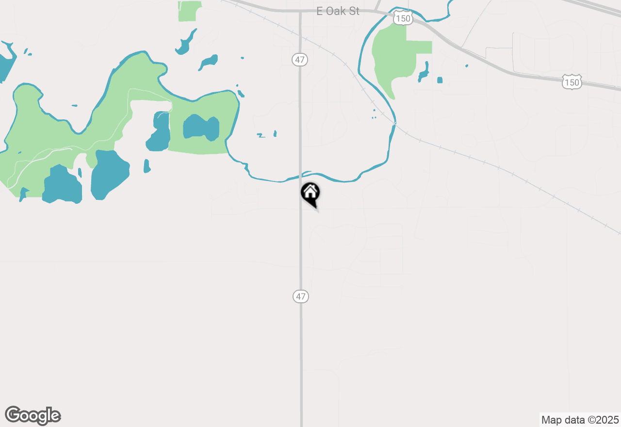 Map of 103 E South Mahomet Road, Mahomet, IL 61853