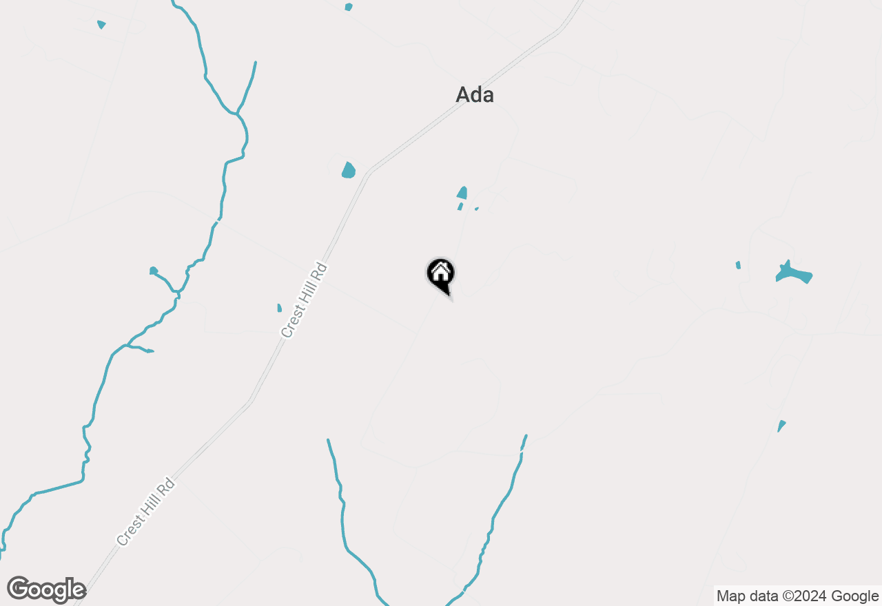 Map of  Ada, Marshall, VA 20115