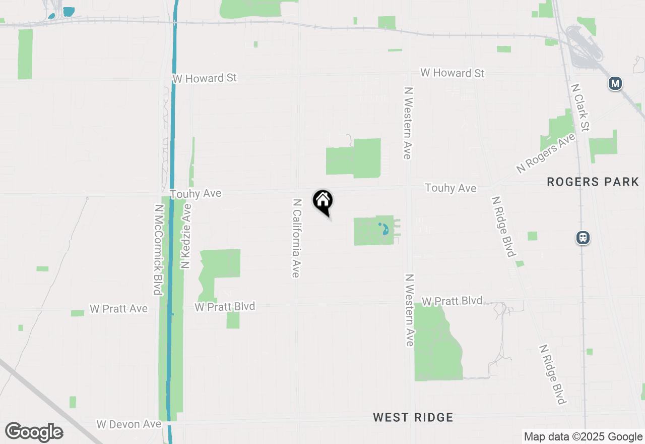 Map of 7050 N Washtenaw Avenue #2, Chicago, IL 60645