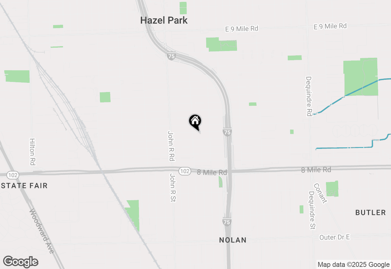 Map of 508 E Bernhard Avenue, Hazel Park, MI 48030