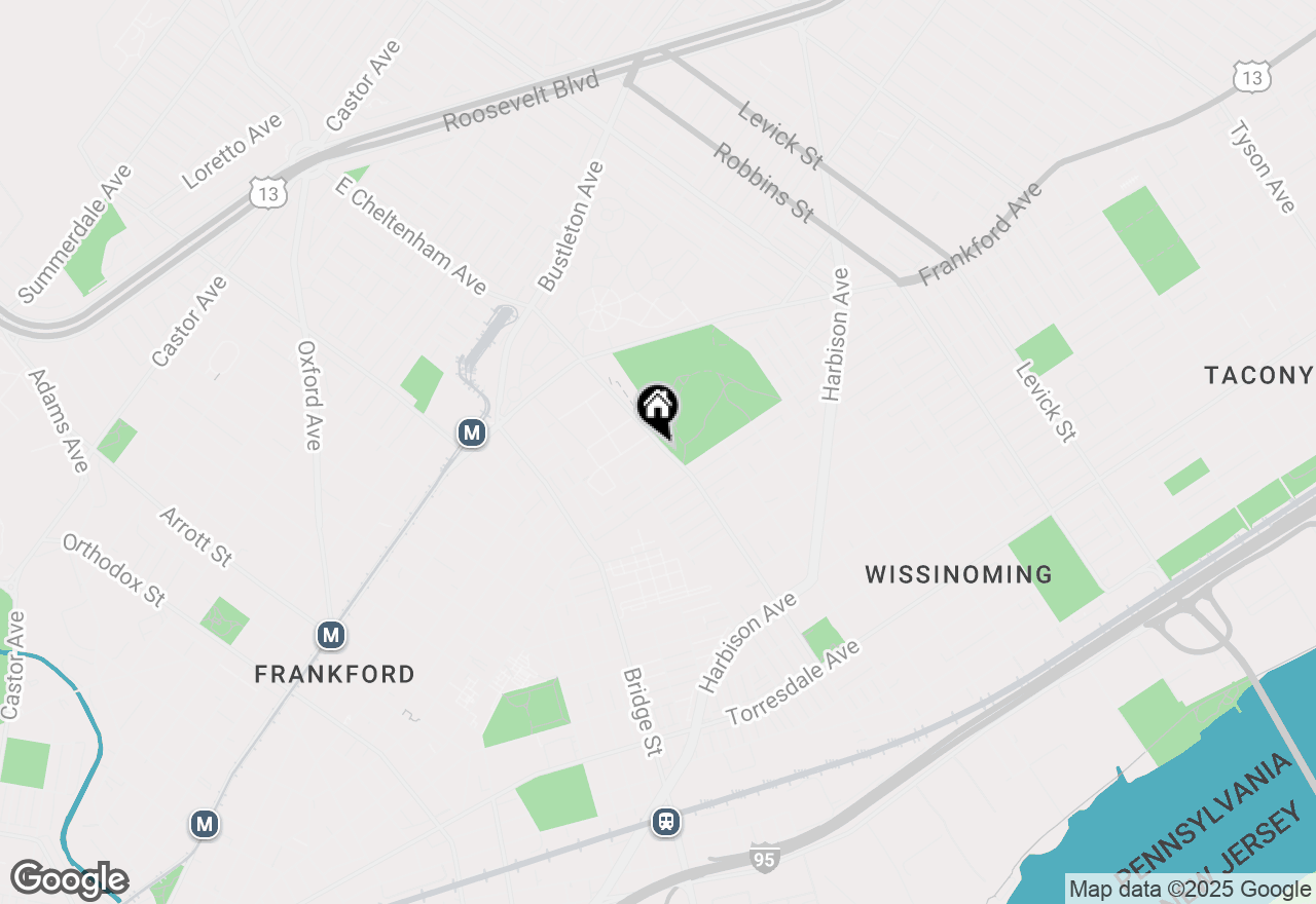 Map of 4054 E Cheltenham Avenue, Philadelphia, PA 19124