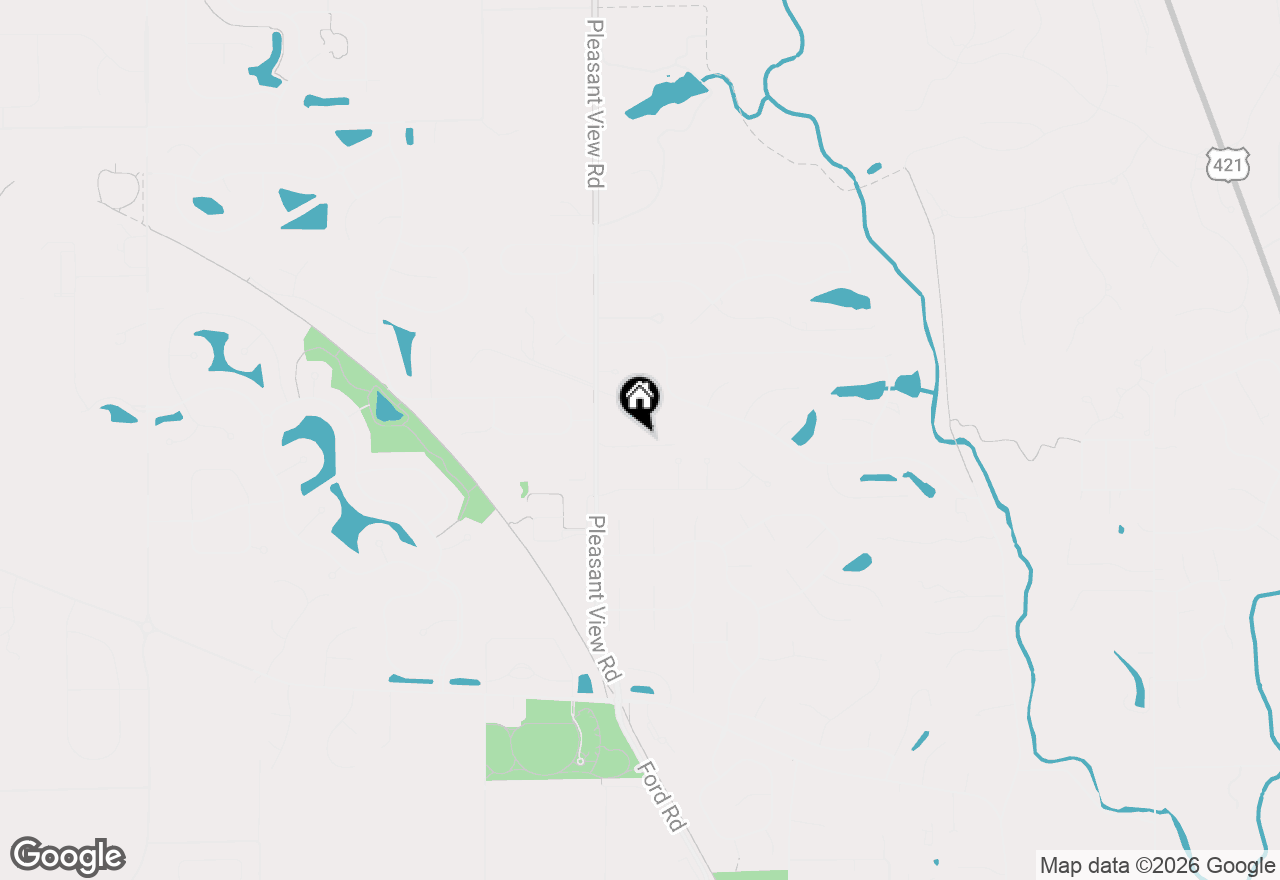 Map of 4673 S 975 E, Zionsville, IN 46077