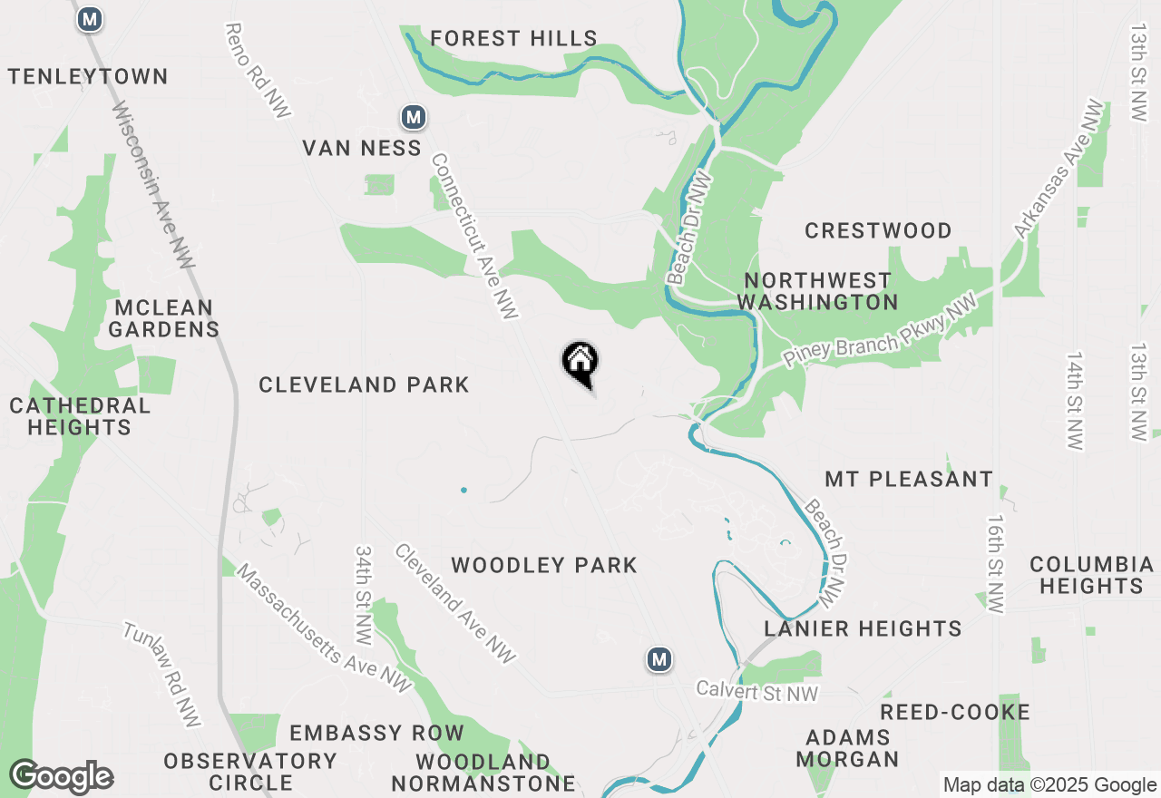Map of 2718 Ordway Street Nw #2, Washington, DC 20008