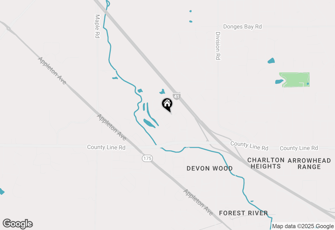 Map of W176N9726 Riversbend Cir E, Germantown, WI 53022