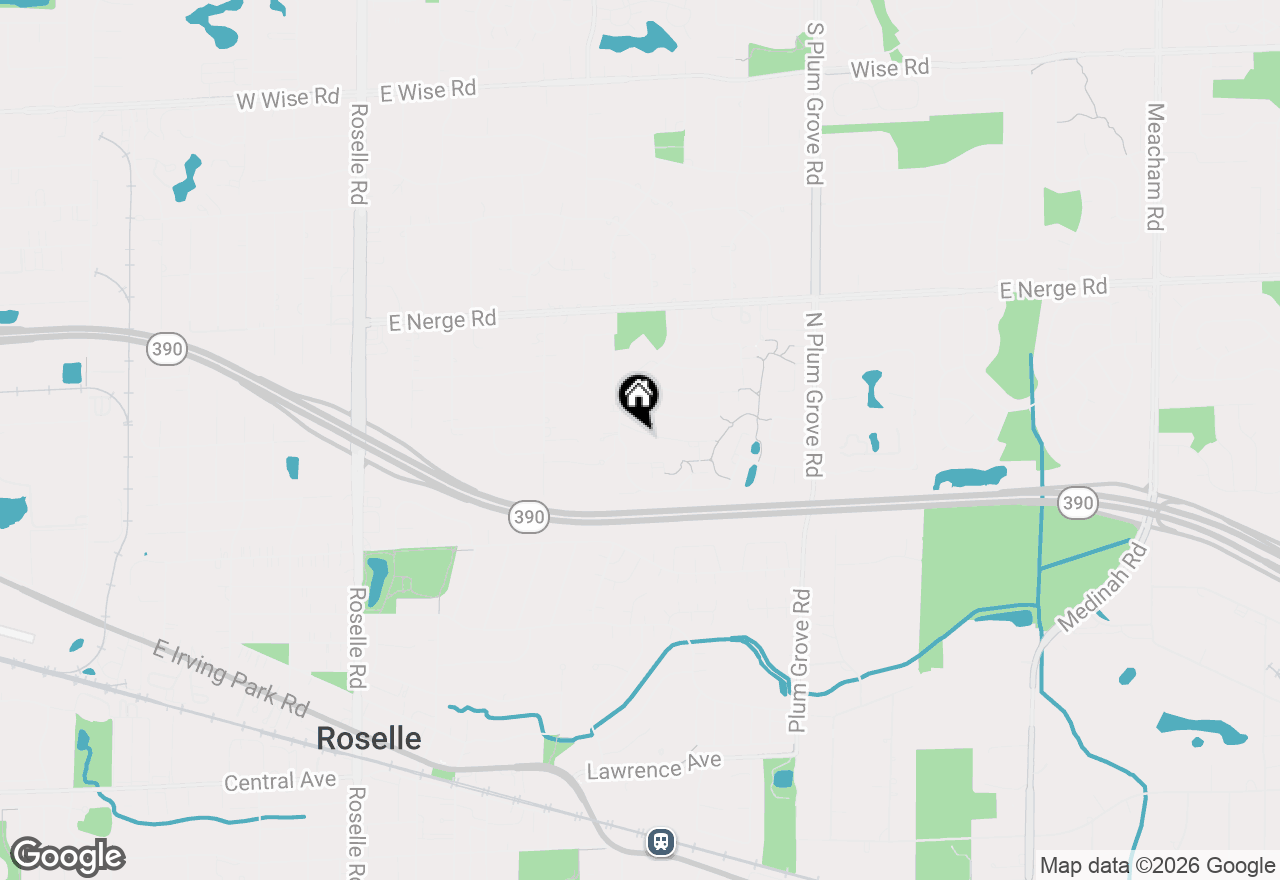 Map of 497 Sequoia Trail, Roselle, IL 60172