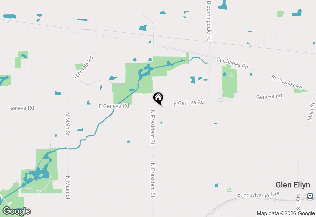 Map of 1017 Tartan Court, Wheaton, IL 60187