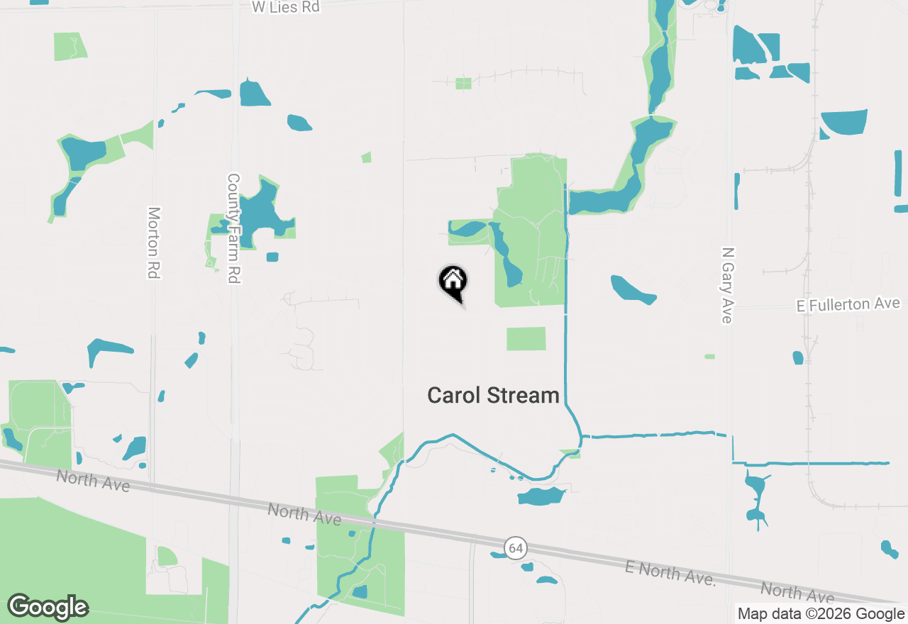 Map of 535 Illini Drive, Carol Stream, IL 60188