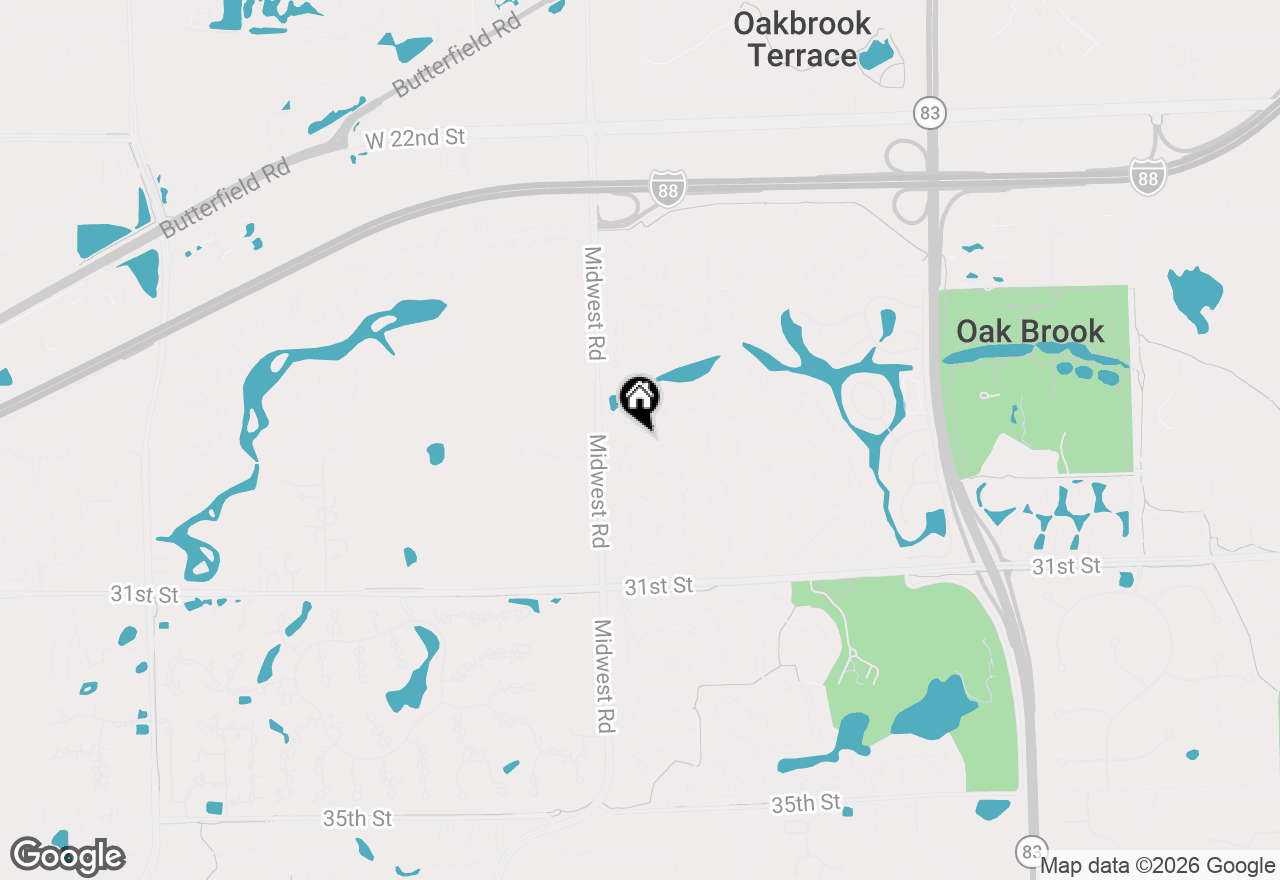 Map of 59 Devonshire Drive, Oak Brook, IL 60523