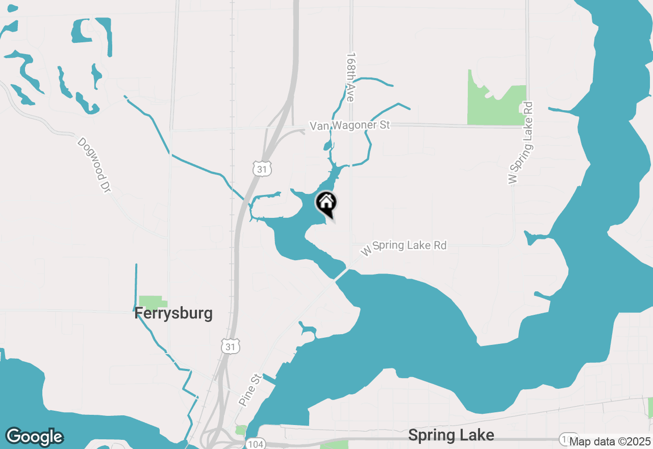 Map of 16851 Carlson Street, Spring Lake, MI 49456