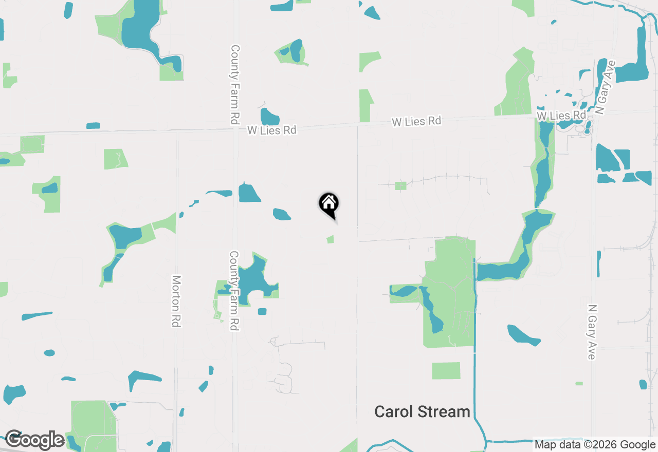 Map of (Address confidential), Carol Stream, Illinois 60188