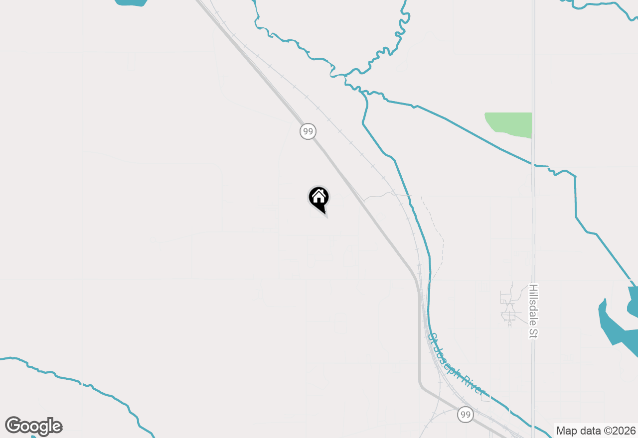 Map of 2856 W Carleton Road #109, Hillsdale, MI 49242