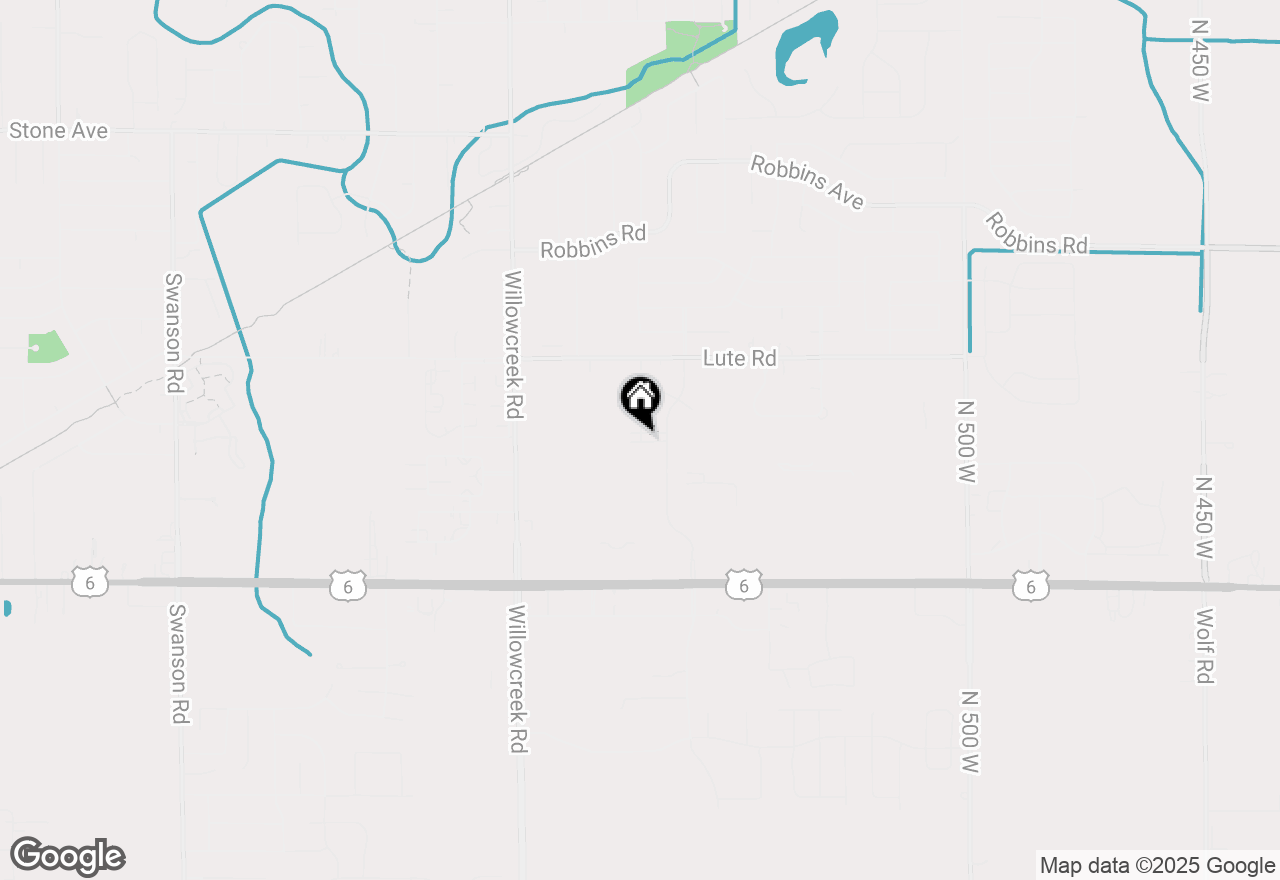 Map of 6139 Rushing Avenue, Portage, IN 46368