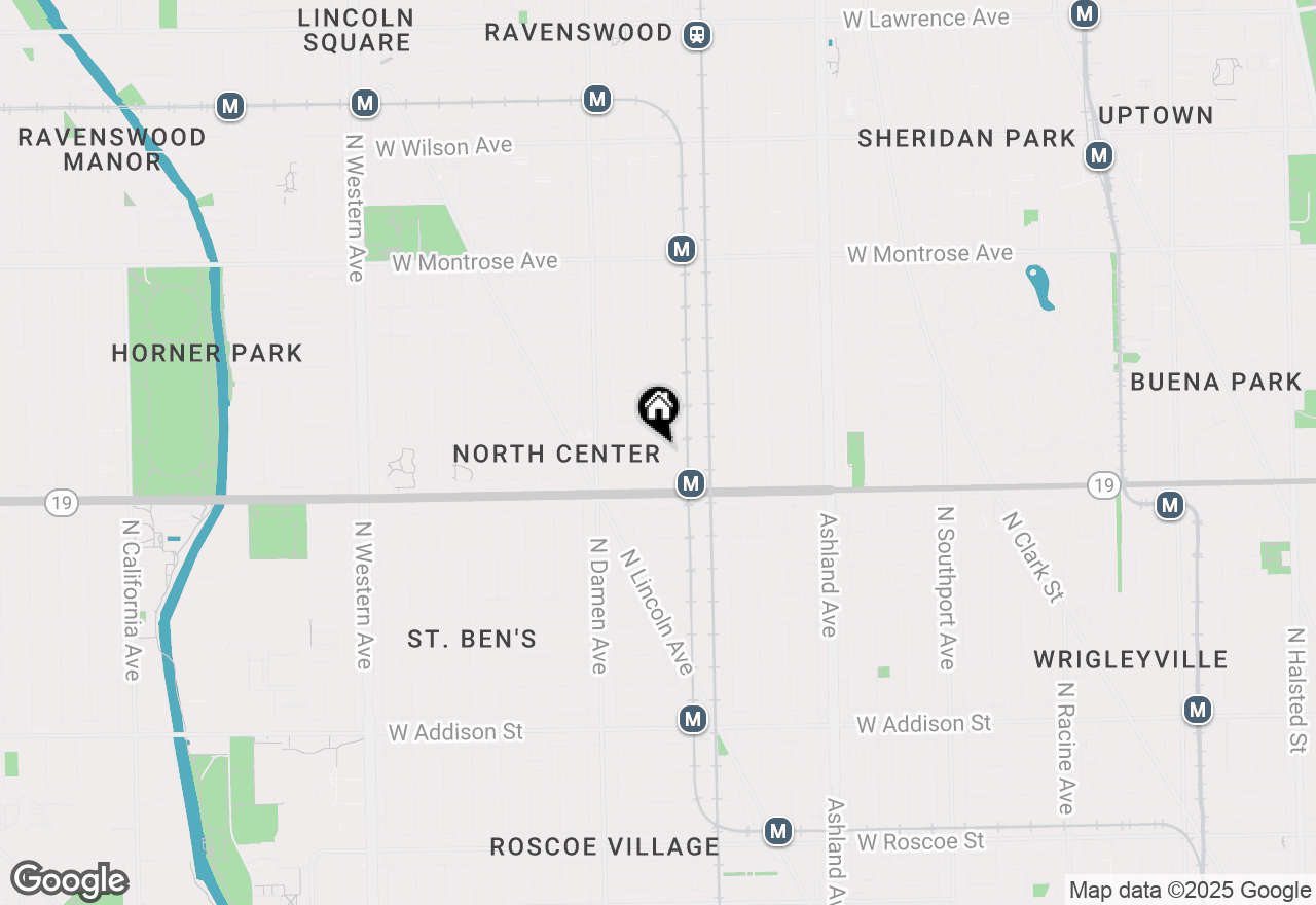 Map of 1850 W Cuyler Avenue, Chicago, IL 60613