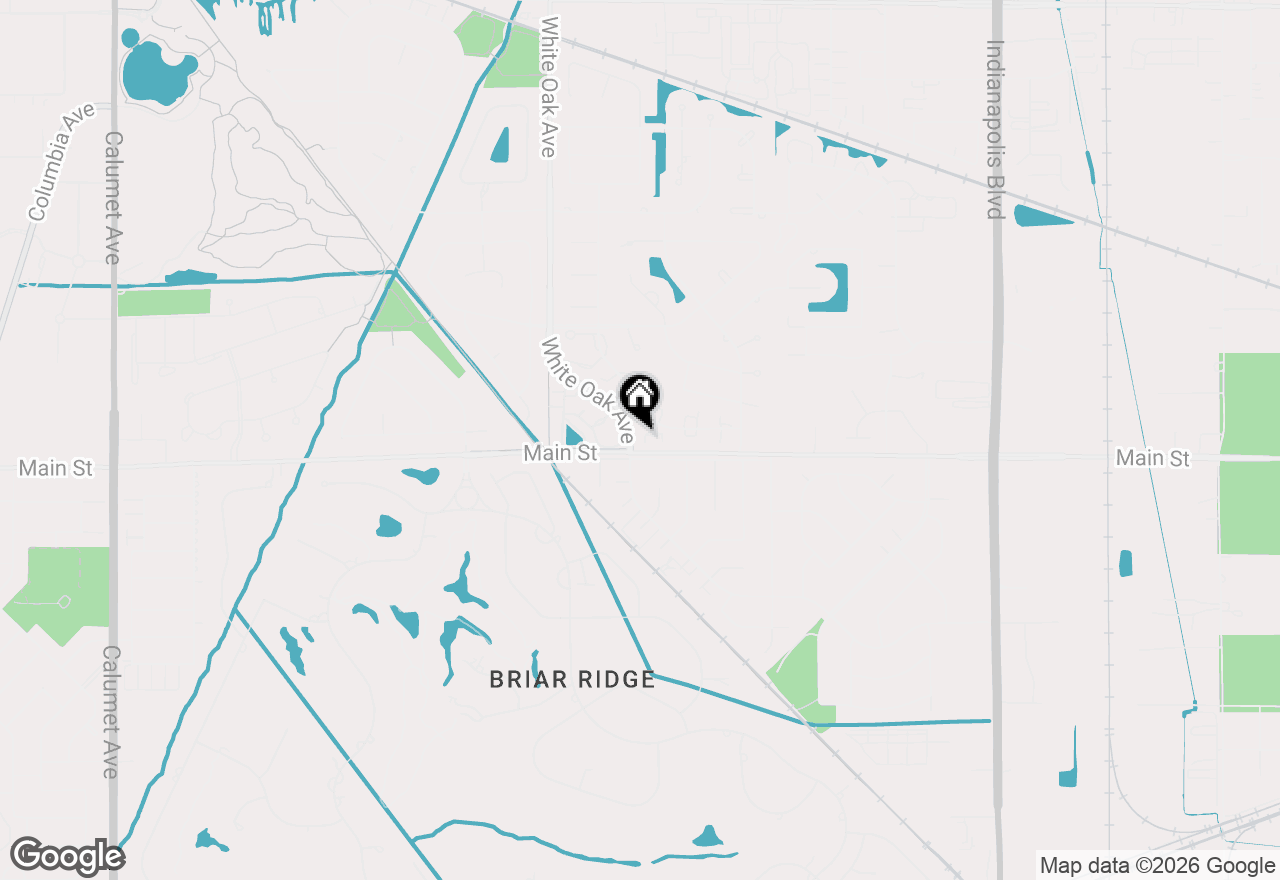Map of 1734 Windfield Drive, Munster, IN 46321