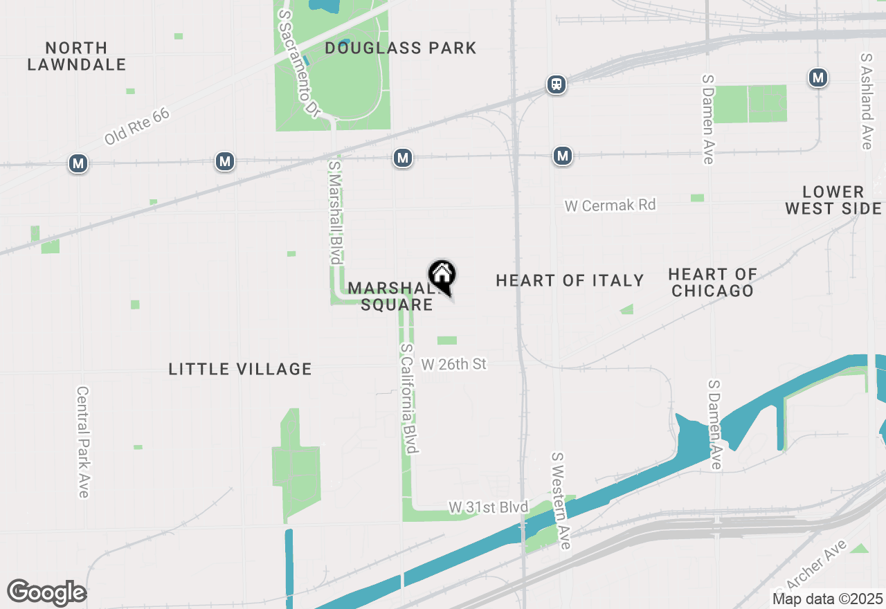 Map of 2655 W 24th Place, Chicago, IL 60608
