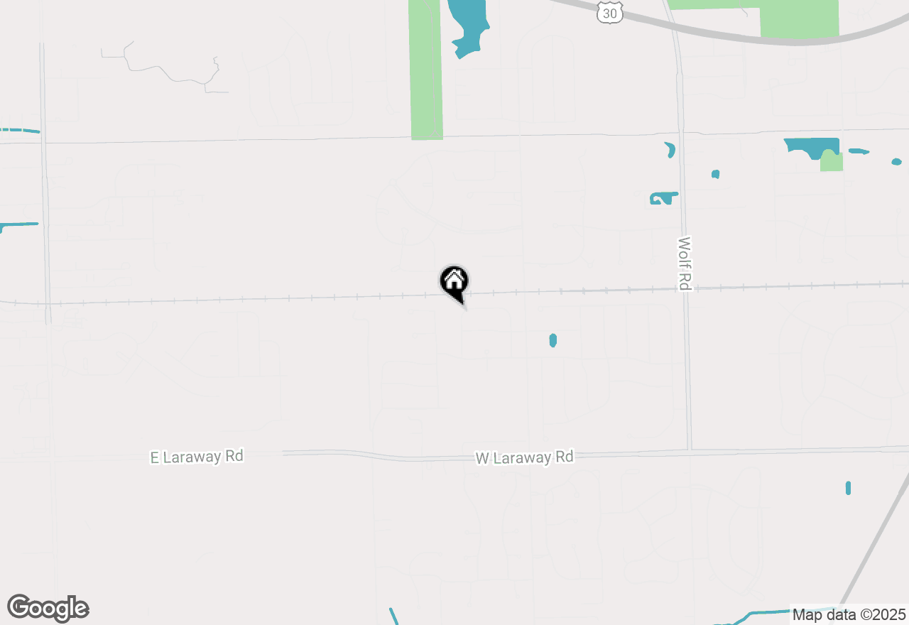 Map of 21970 Emily Lane, Frankfort, IL 60423