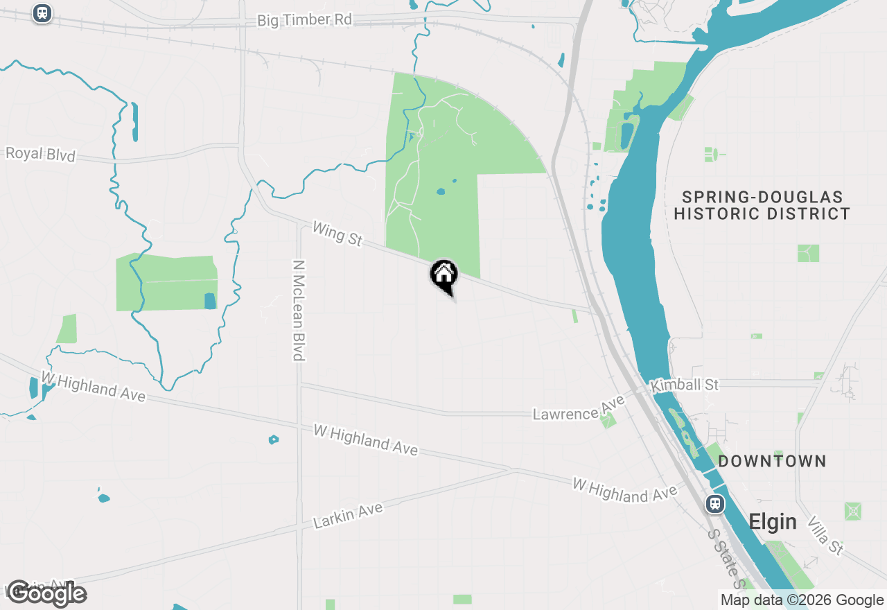 Map of 971 Demmond Street, Elgin, IL 60123