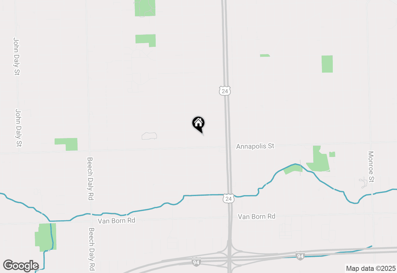 Map of 24368 Hopkins Street, Dearborn Heights, MI 48125