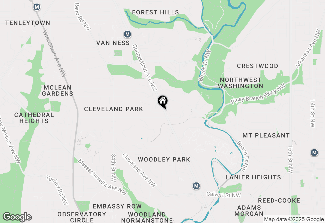 Map of 2901 Newark St Nw, Washington, DC 20008