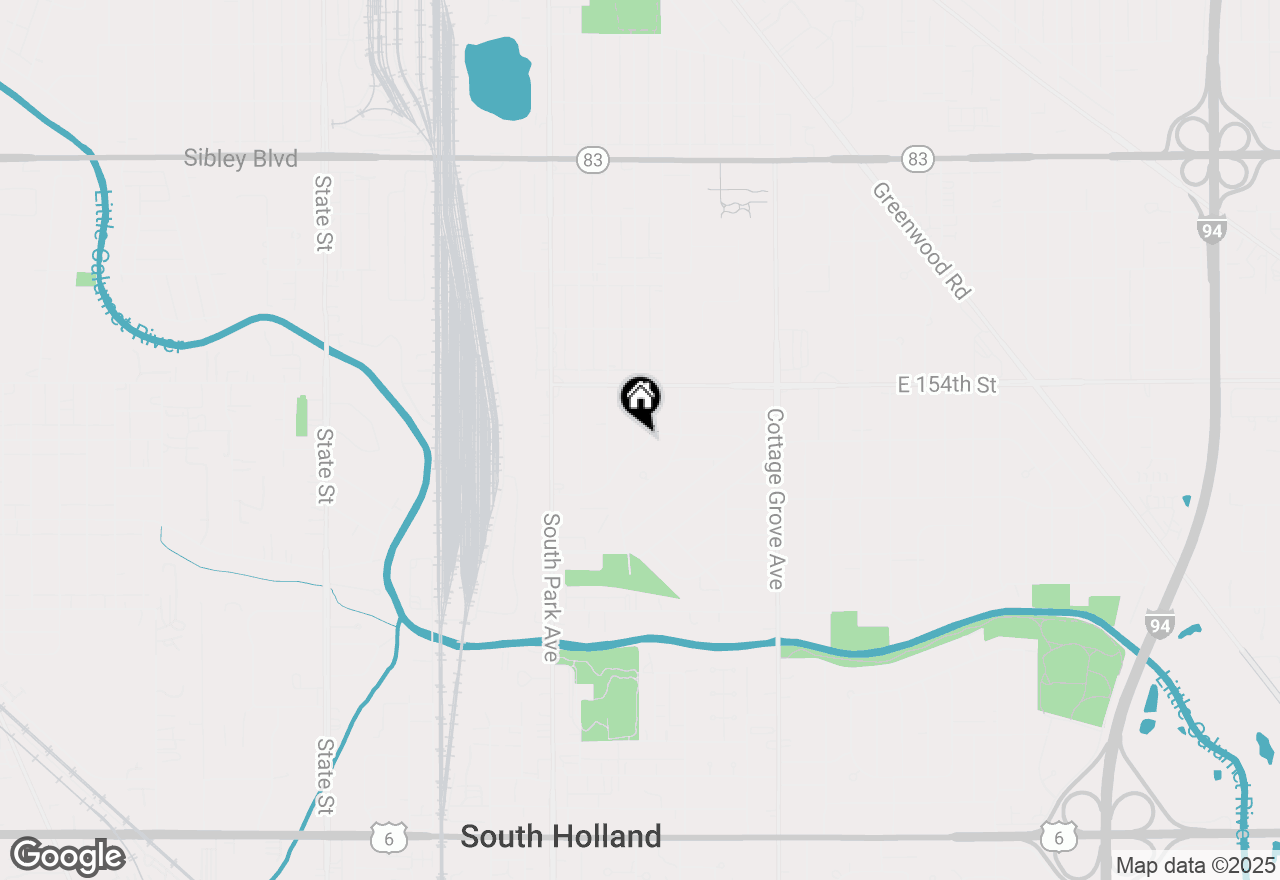 Map of 15503 Cherry Street, South Holland, IL 60473