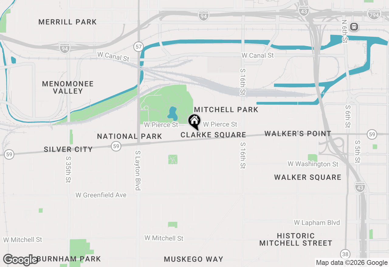 Map of 741 S 21st St, Milwaukee, WI 53204