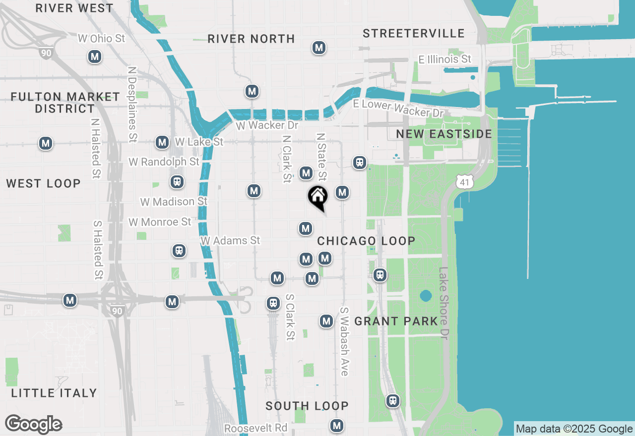 Map of 8 W Monroe Street #905, Chicago, IL 60603