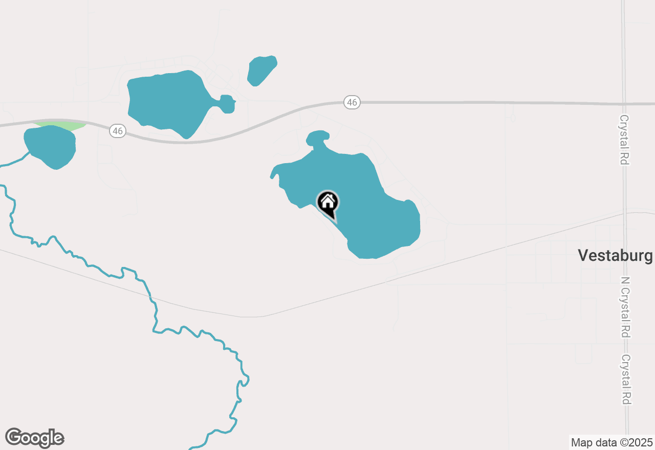 Map of 781 S Bass Lake Road, Vestaburg, MI 48891