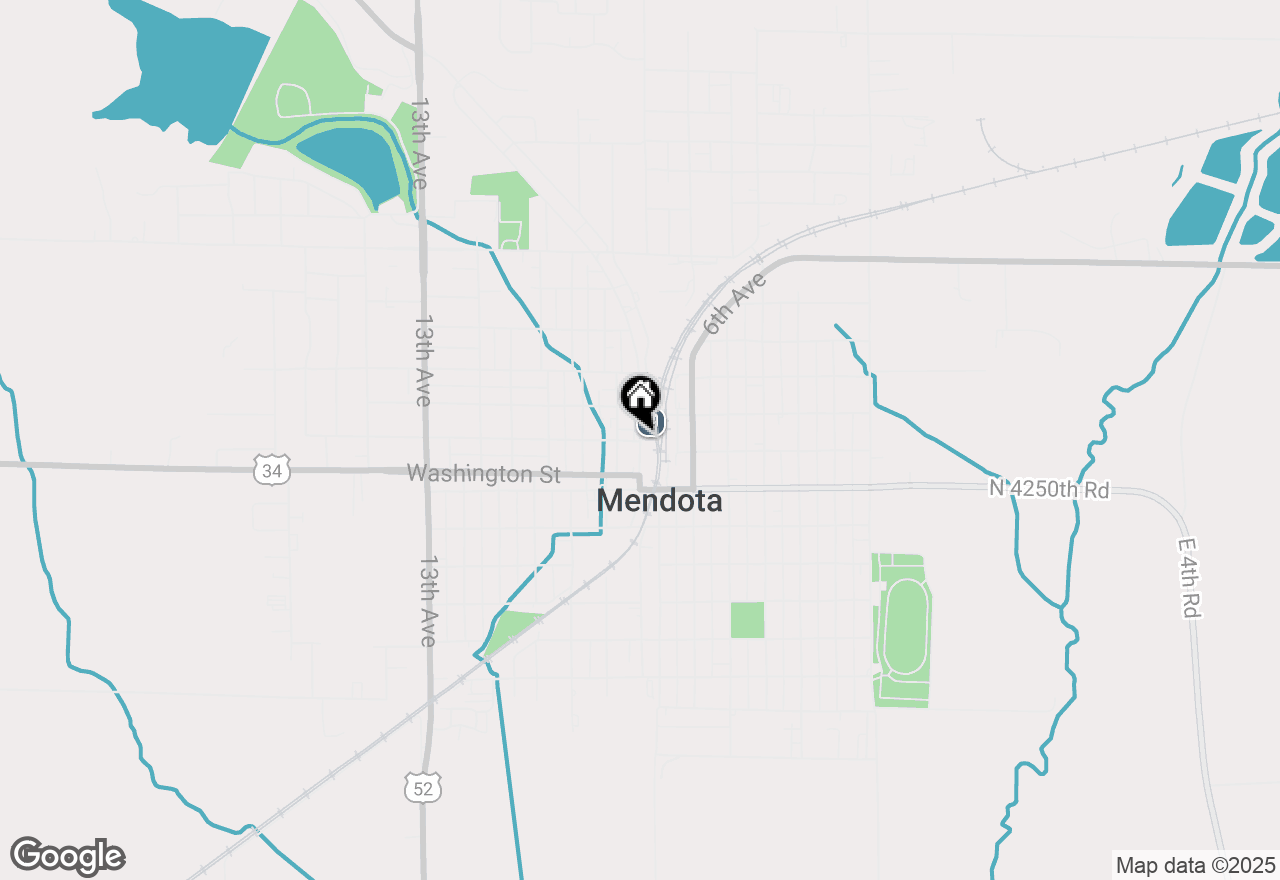 Map of 701 Jefferson Street, Mendota, IL 61342