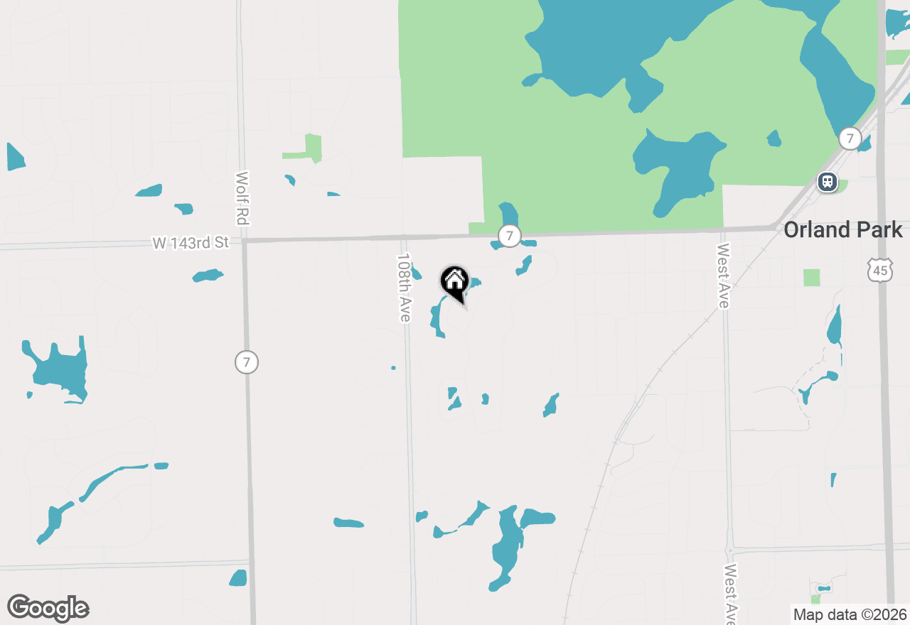 Map of 14449 Golf Road, Orland Park, IL 60462